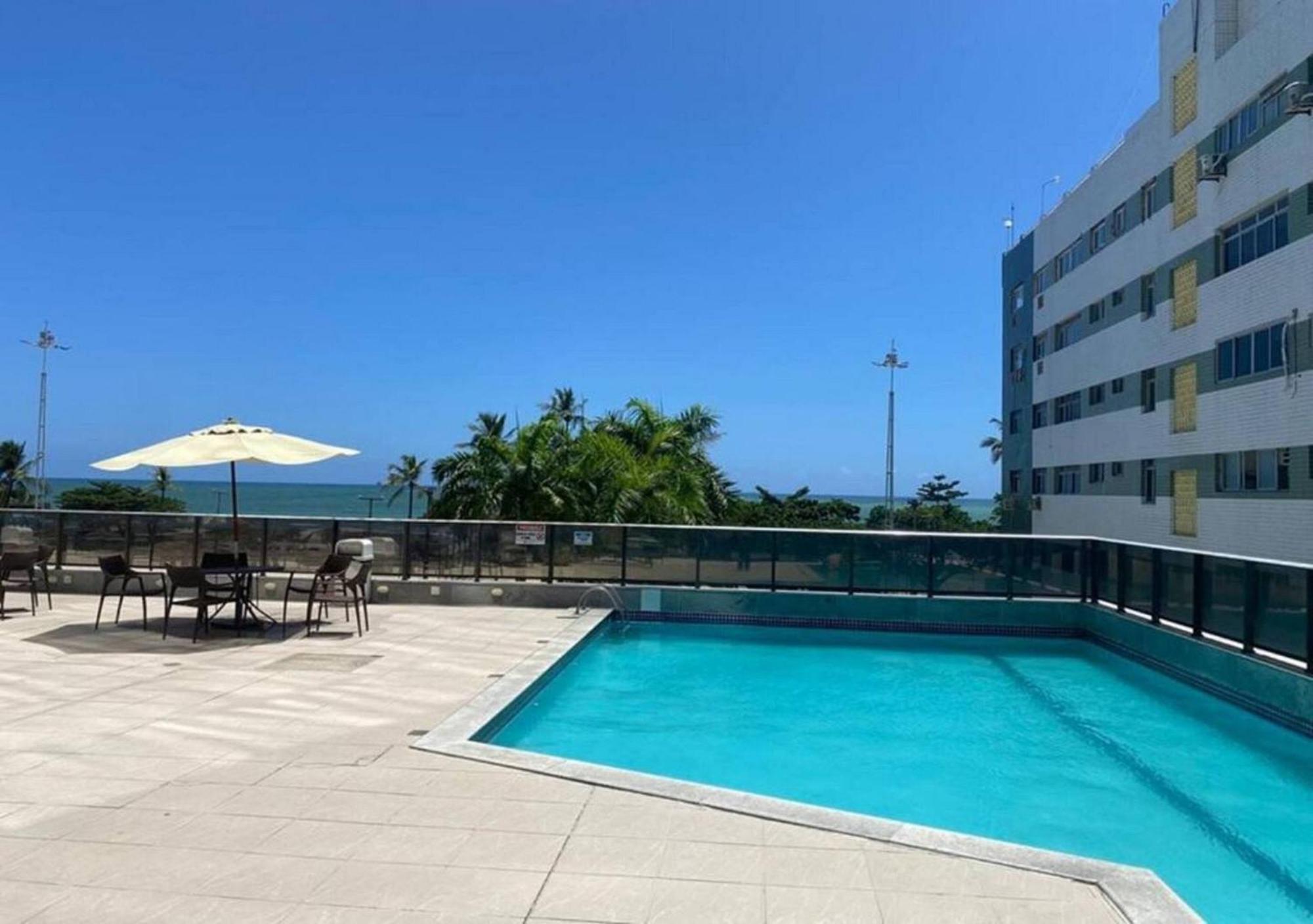 Apartamento Flat Beira Mar Academia Piscina Boa Viagem Recife - Com Cafe Da Manha Opcional Exterior foto