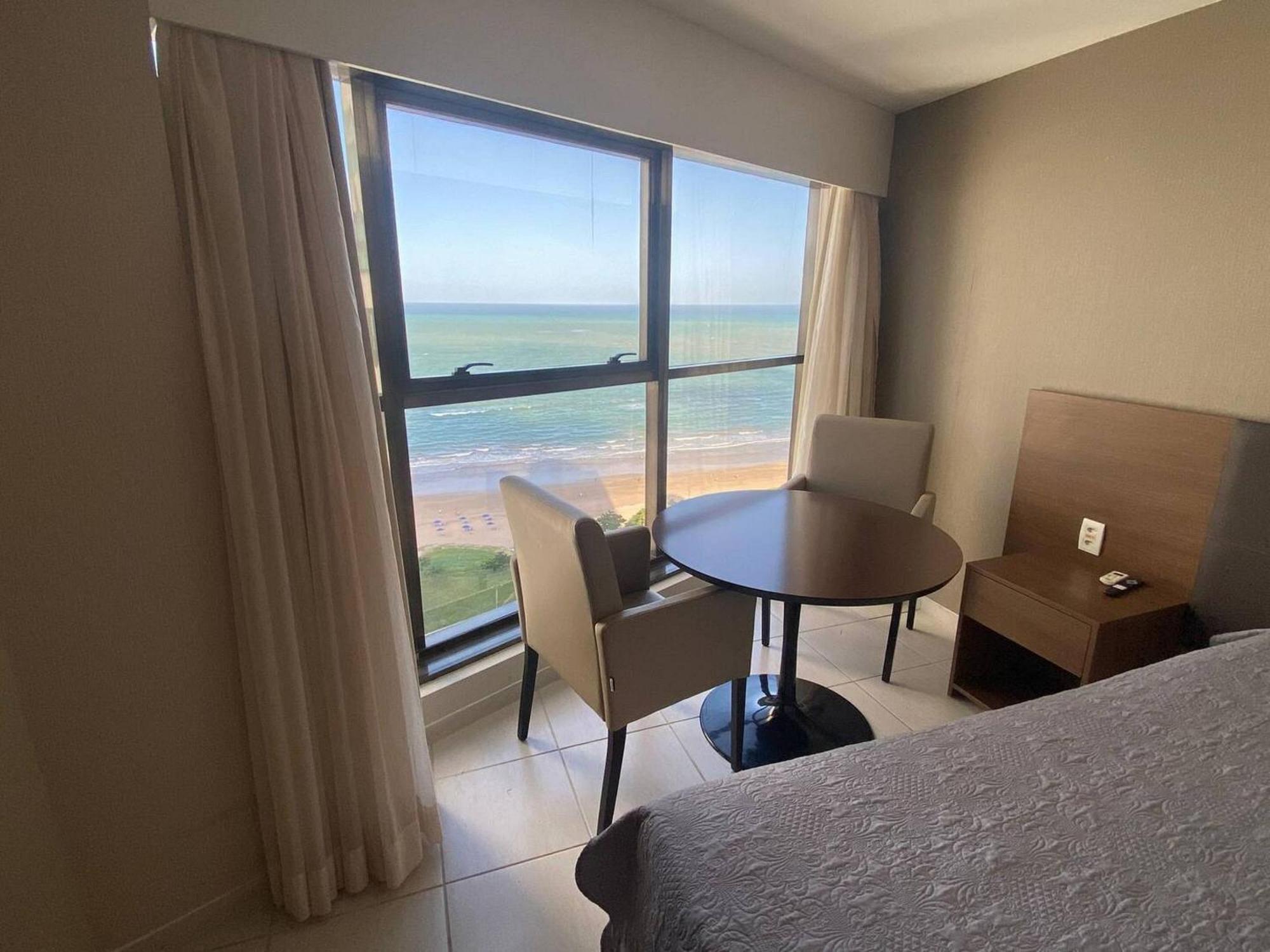 Apartamento Flat Beira Mar Academia Piscina Boa Viagem Recife - Com Cafe Da Manha Opcional Exterior foto